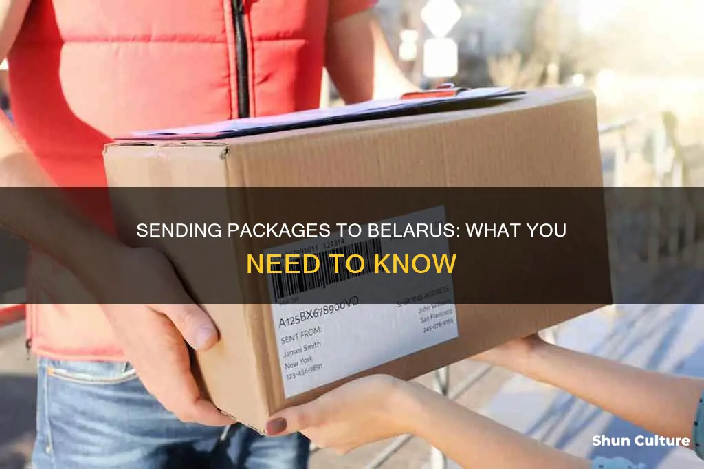 how to send a package to belarus