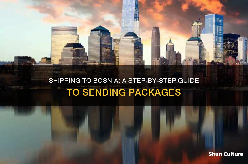 how to send a package to bosnia