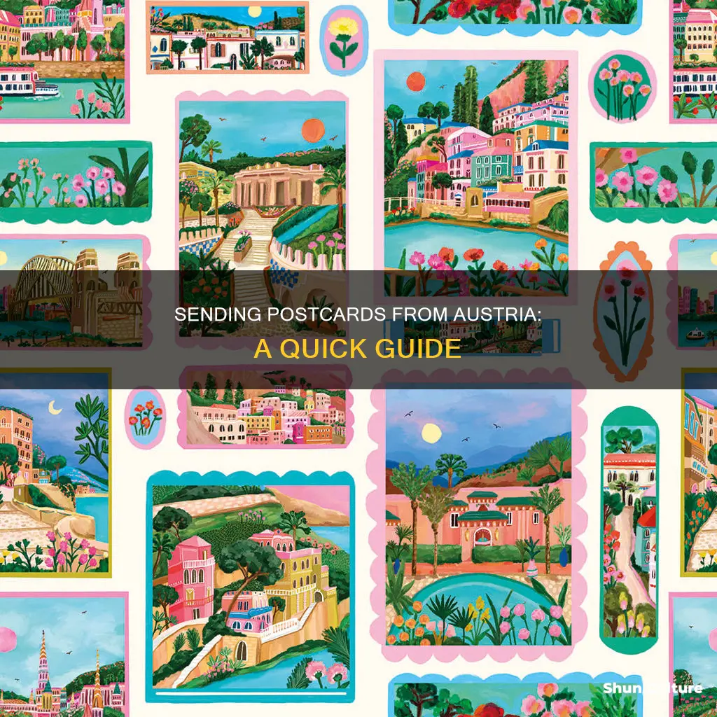 how to send a postcard from austria