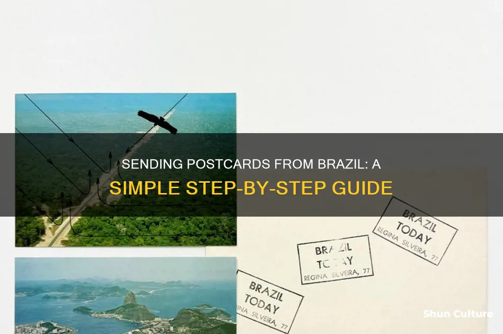 how to send a postcard from brazil