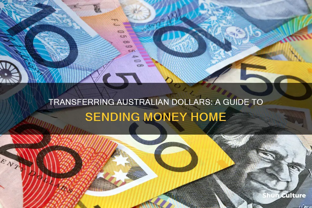 how to send australian dollars to australia