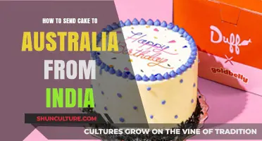 Sending Cakes: India to Australia