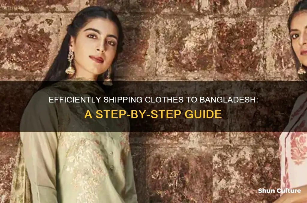 how to send clothes to bangladesh