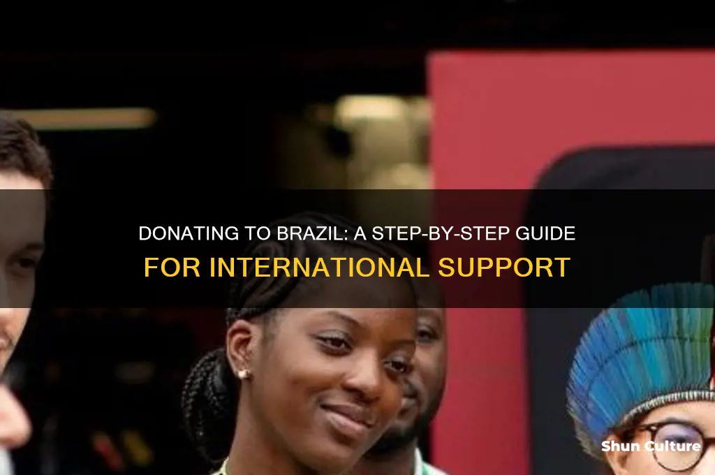 how to send donations to brazil