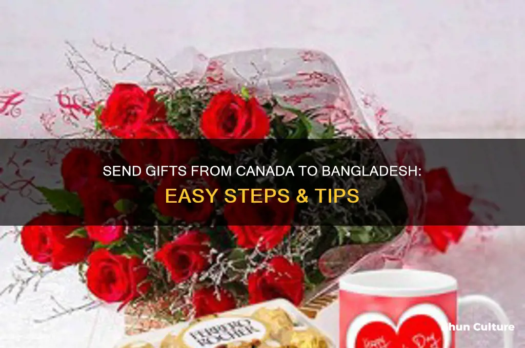 how to send gift from canada to bangladesh