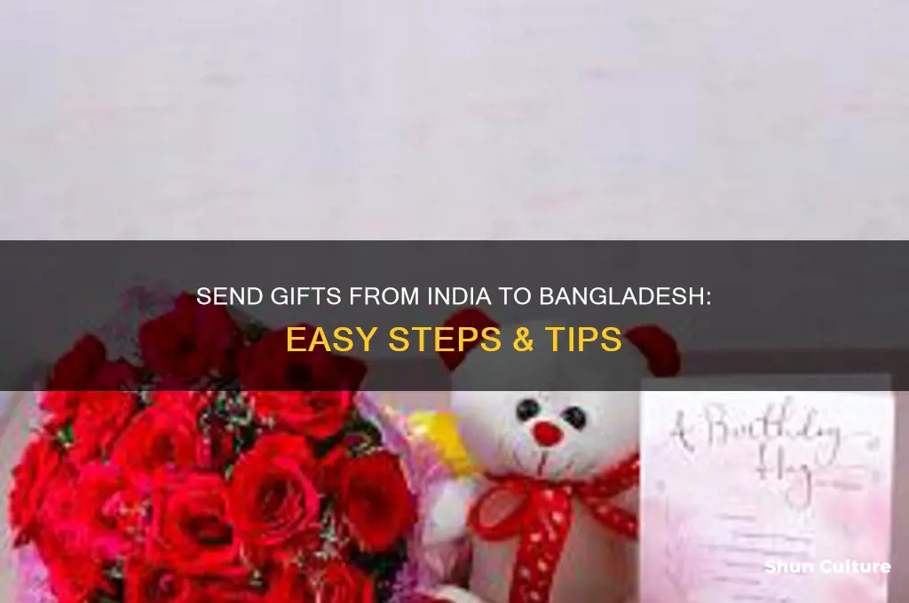 how to send gift from india to bangladesh