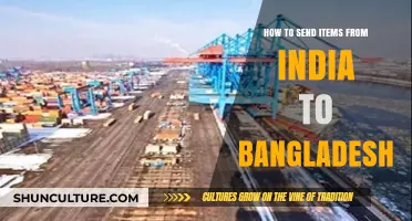 Efficient Ways to Send Items from India to Bangladesh