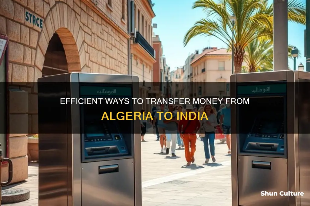 how to send money from algeria to india