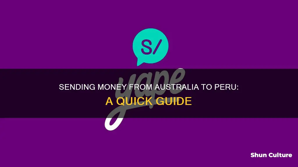 how to send money from australia to peru