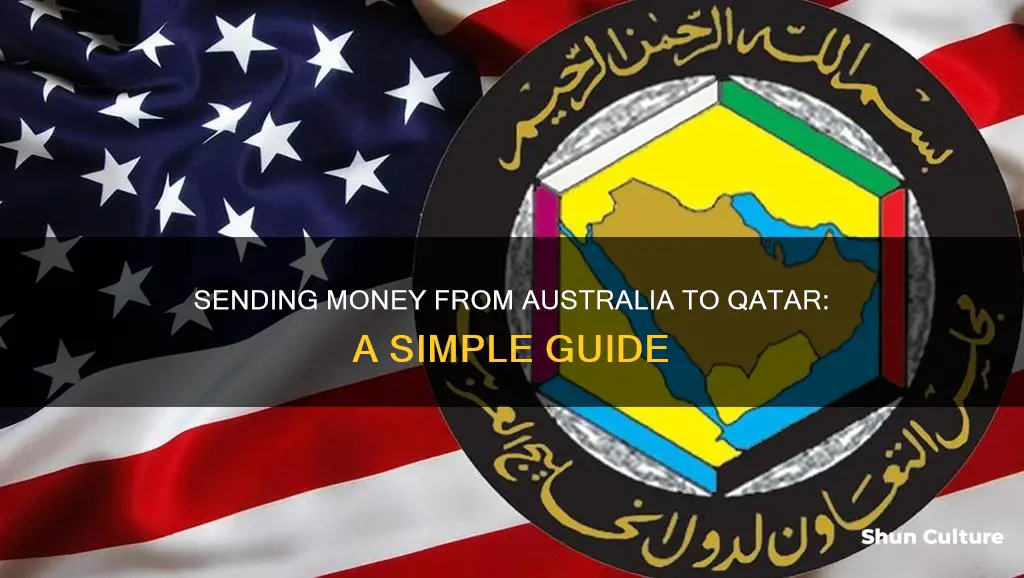 how to send money from australia to qatar