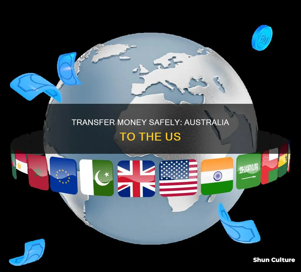 how to send money from australia to united states