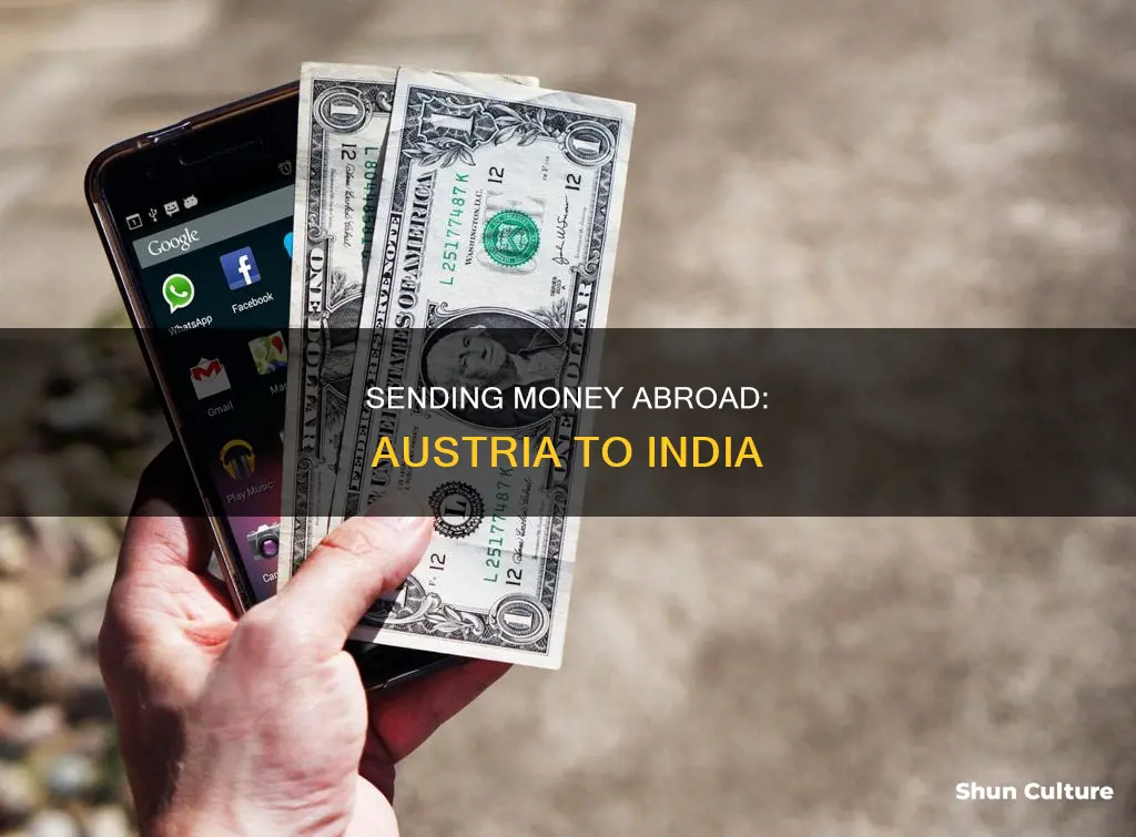 how to send money from austria to india