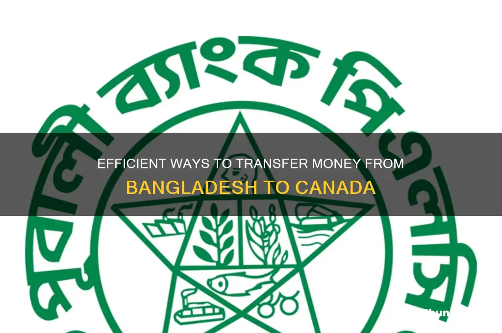 how to send money from bangladesh to canada