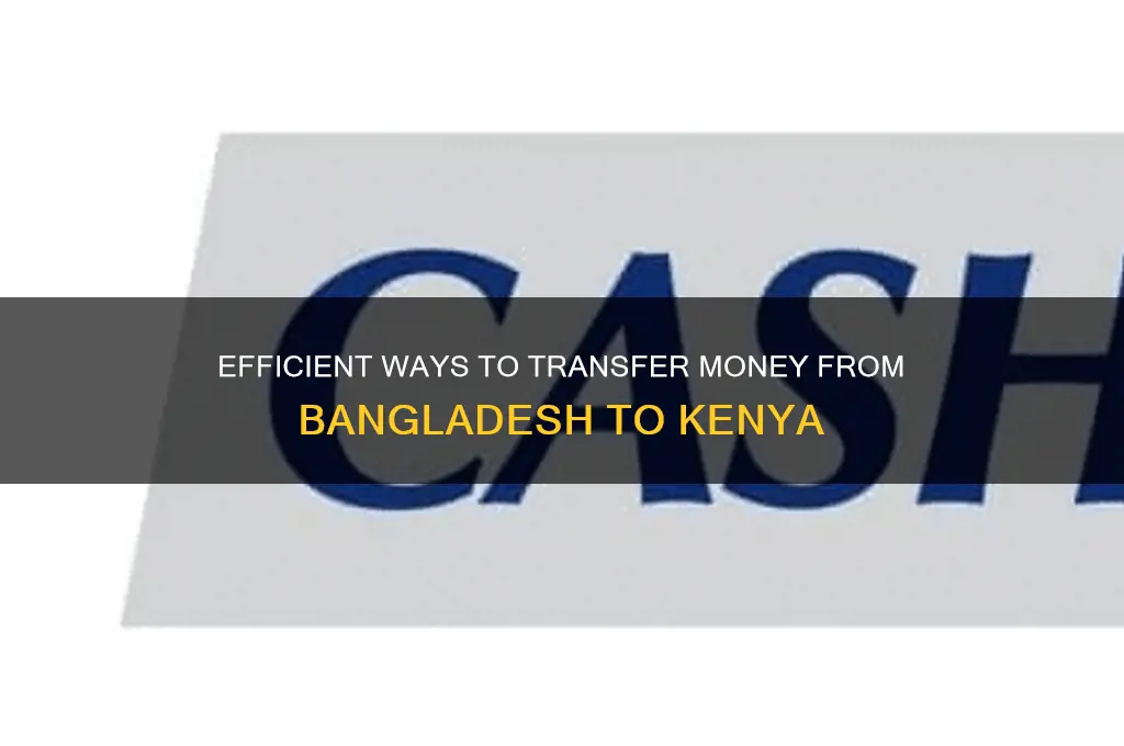 how to send money from bangladesh to kenya
