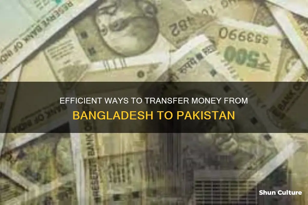 how to send money from bangladesh to pakistan