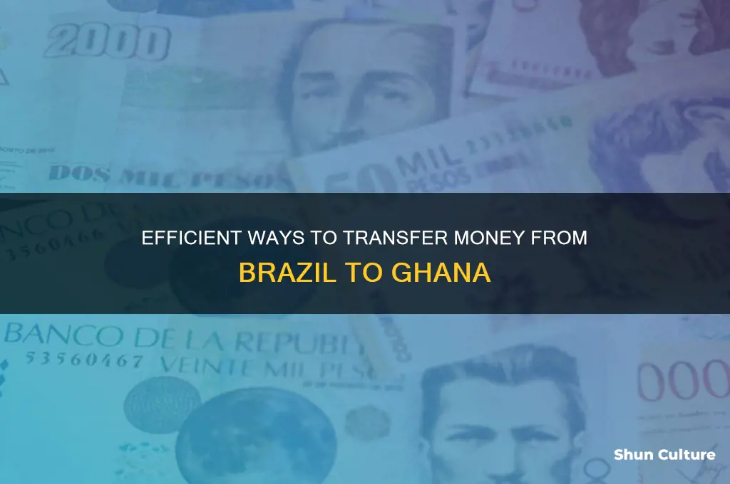 how to send money from brazil to ghana
