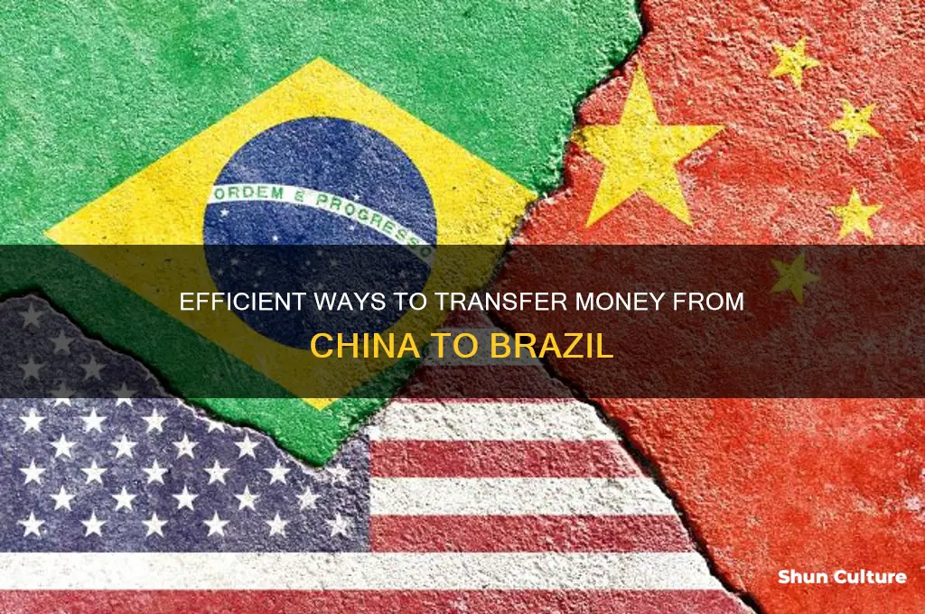 how to send money from china to brazil