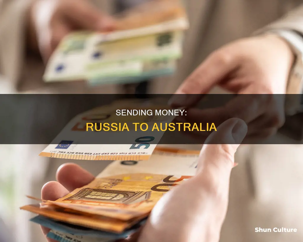 how to send money from russia to australia