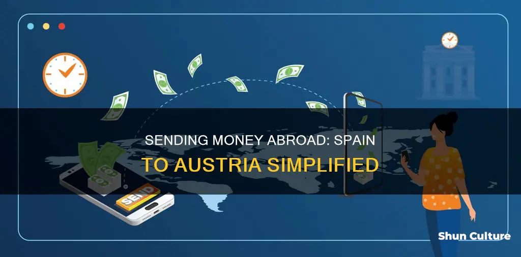 how to send money from spain to austria