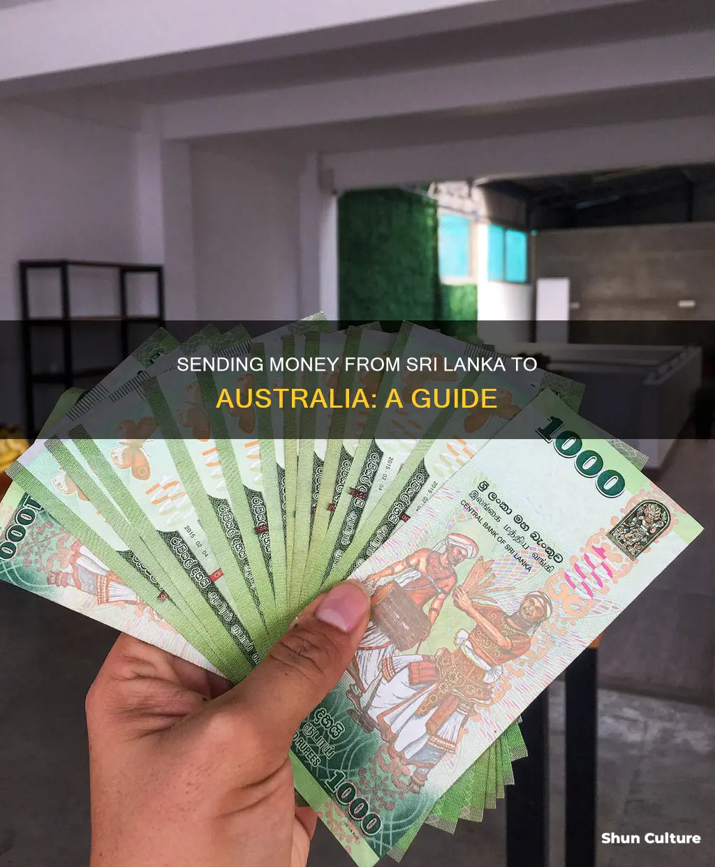 how to send money from sri lanka to australia