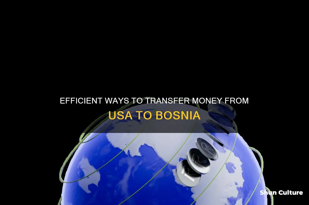 how to send money from usa to bosnia