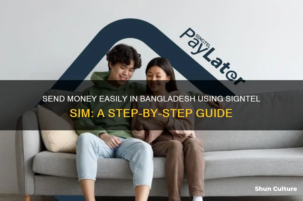 how to send money in bangladesh signtel sim