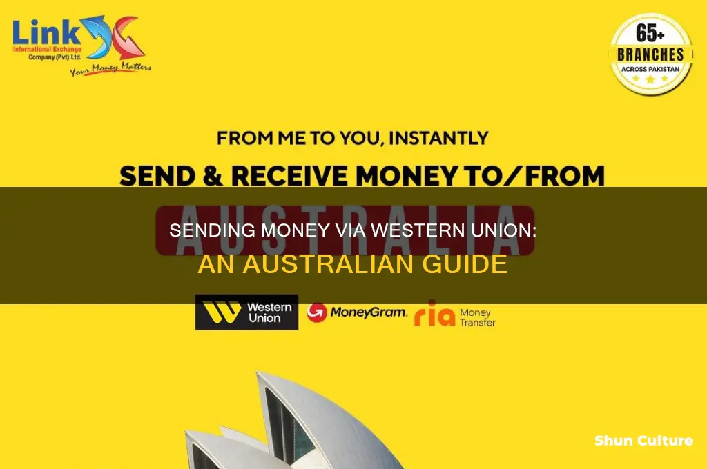 how to send money through western union from australia