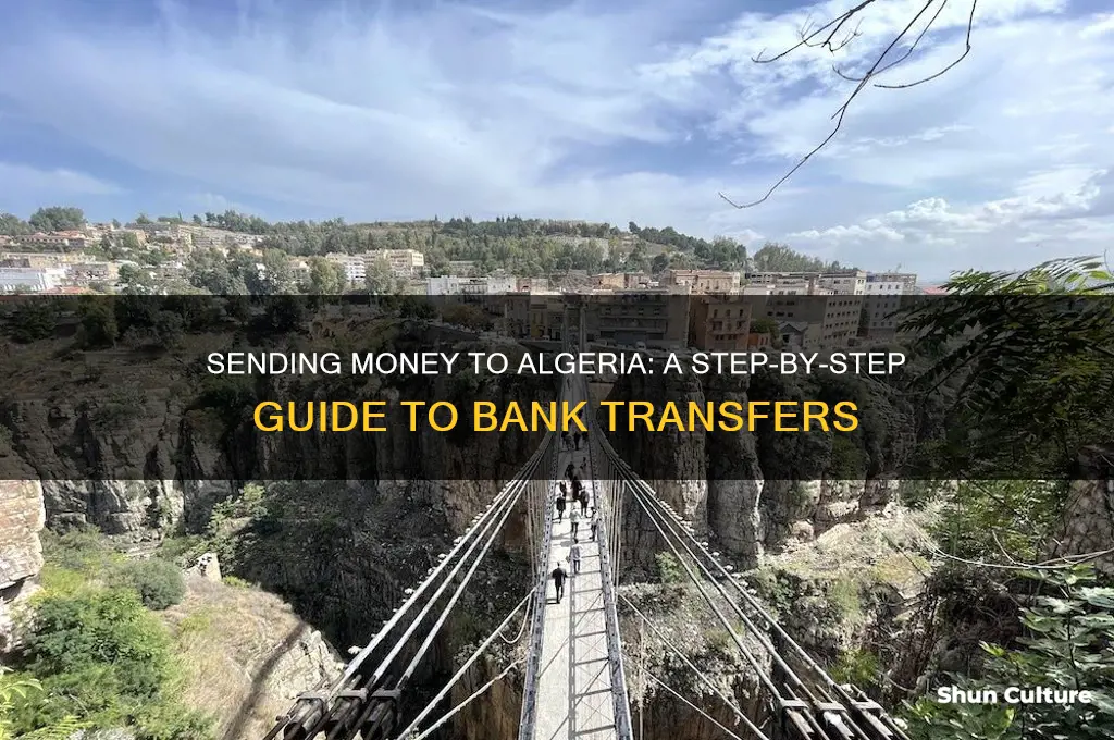 how to send money to an algerian bank account