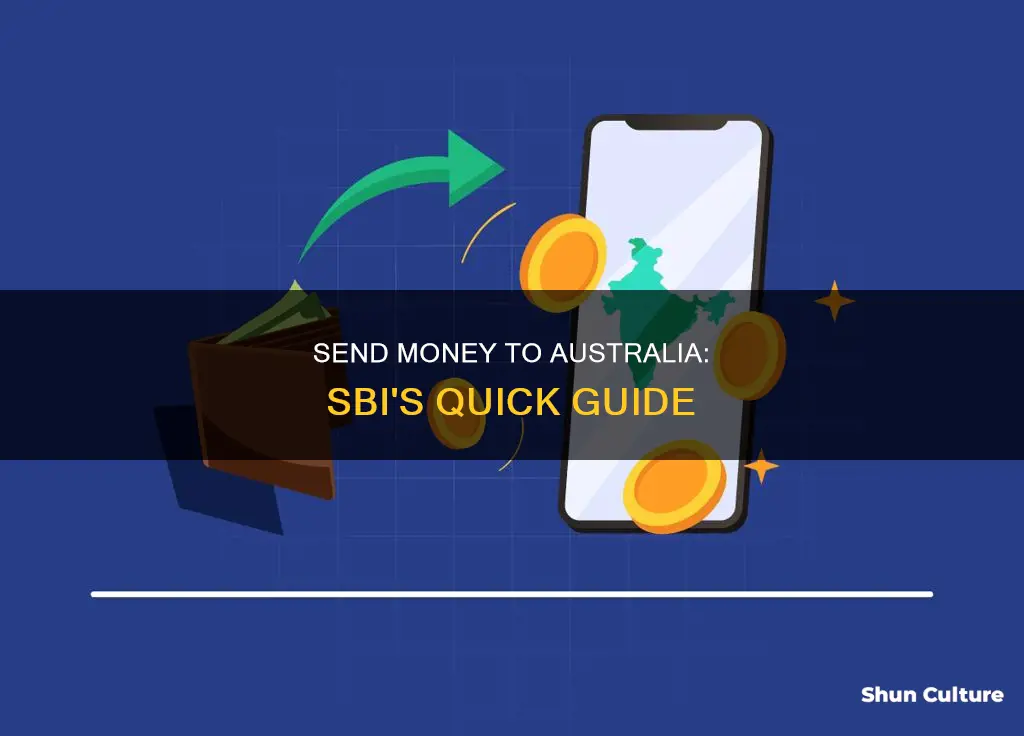 how to send money to australia from india through sbi