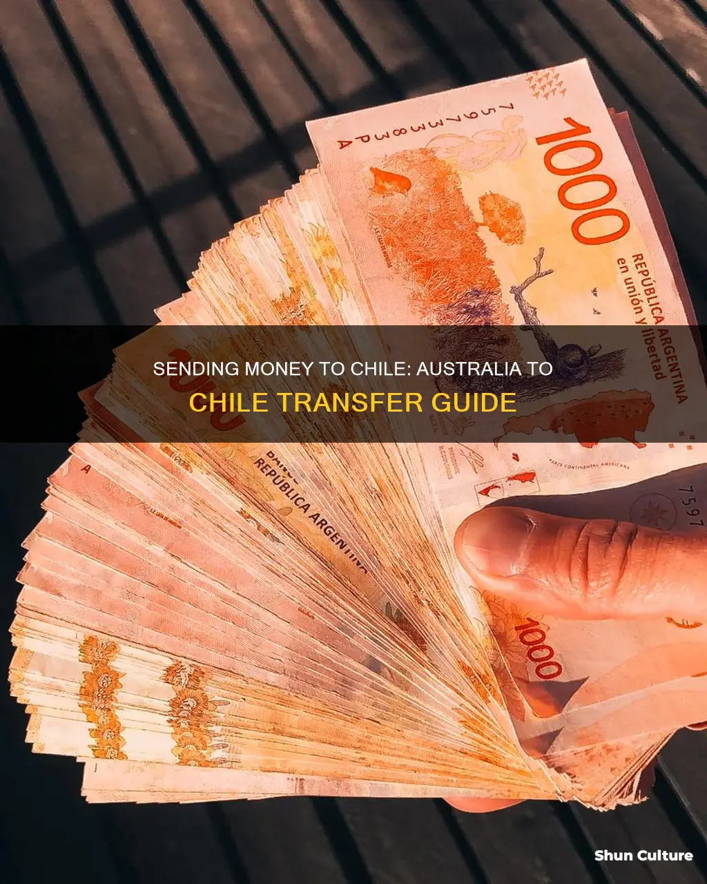 how to send money to chile from australia