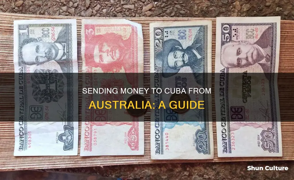 how to send money to cuba from australia