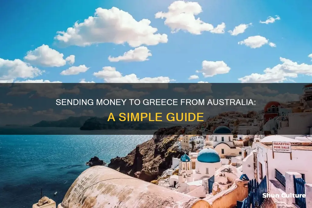 how to send money to greece from australia