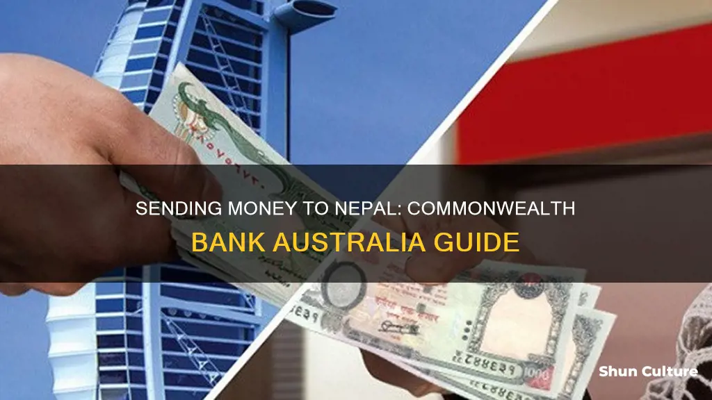 how to send money to nepal from commonwealth bank australia