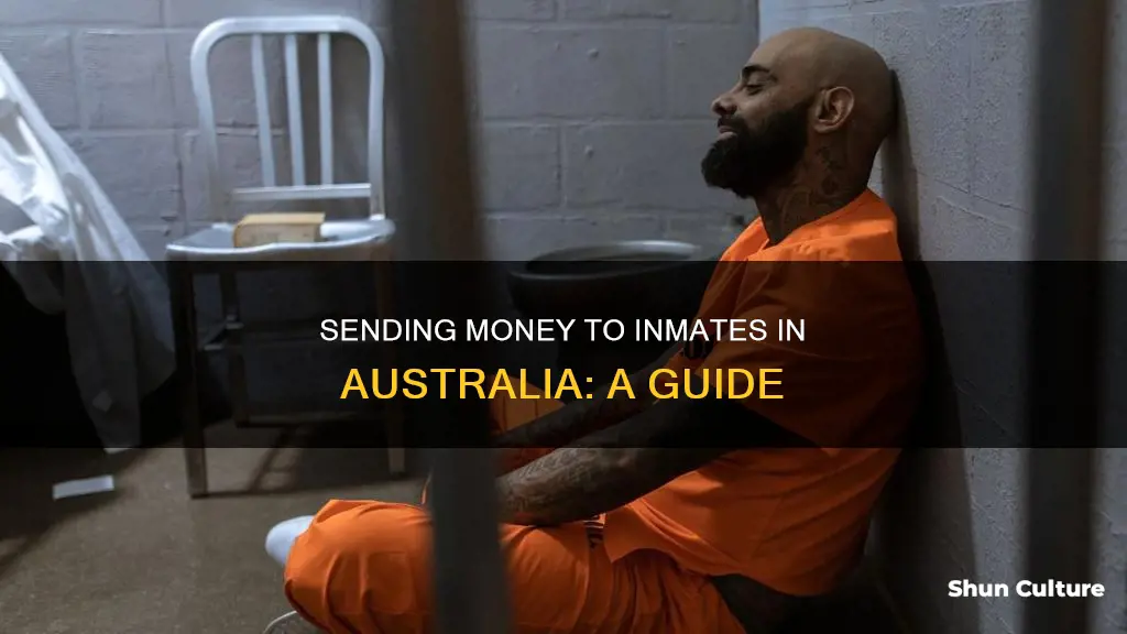 how to send money to prison australia