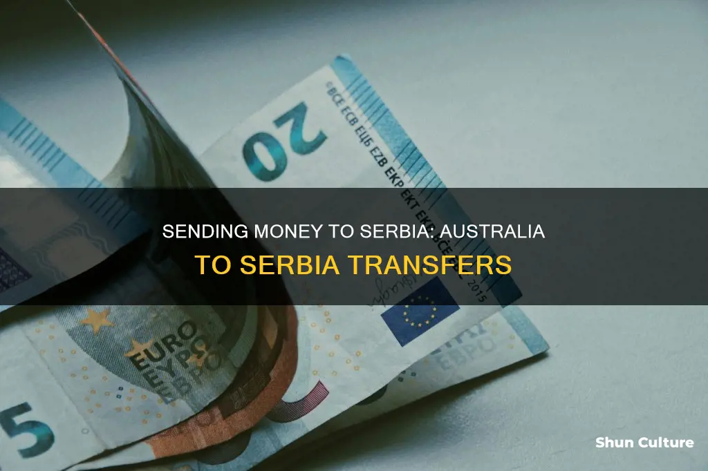 how to send money to serbia from australia