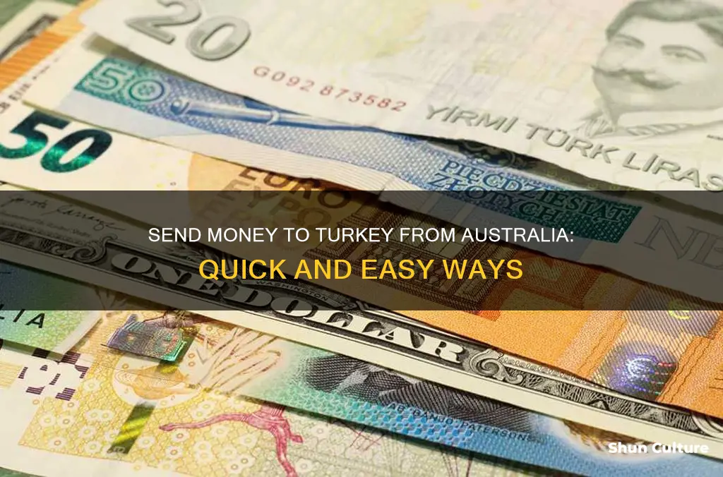 how to send money to turkey from australia