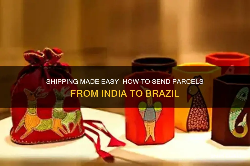 how to send parcel to brazil from india