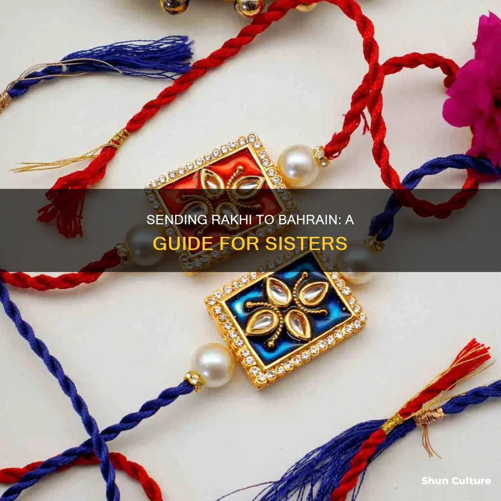 how to send rakhi to bahrain