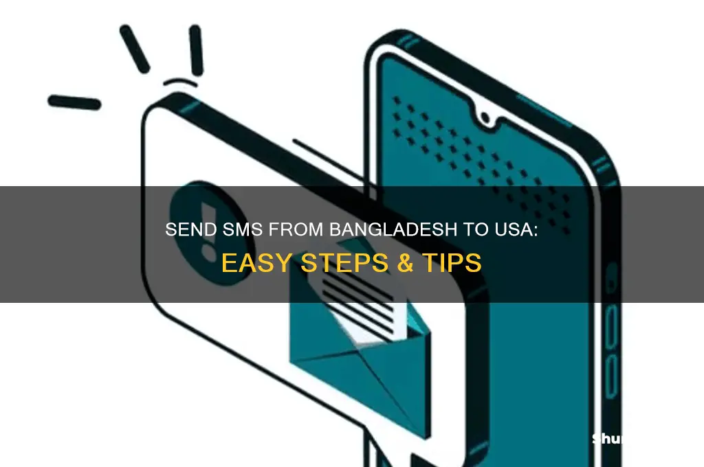 how to send sms from bangladesh to usa