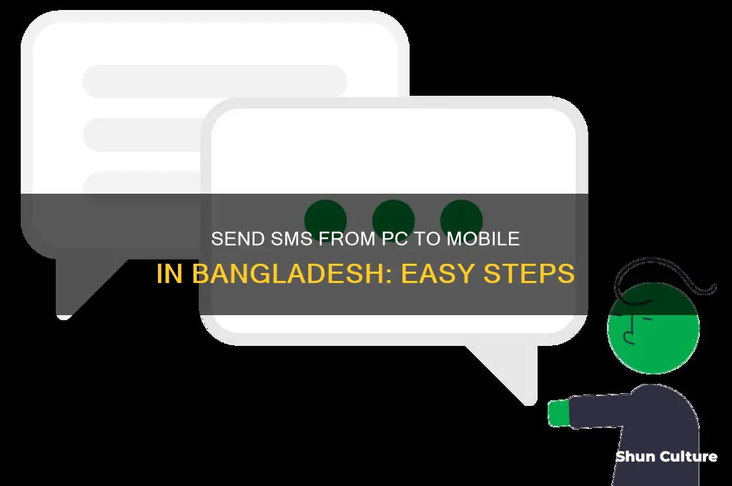 how to send sms from pc to mobile in bangladesh