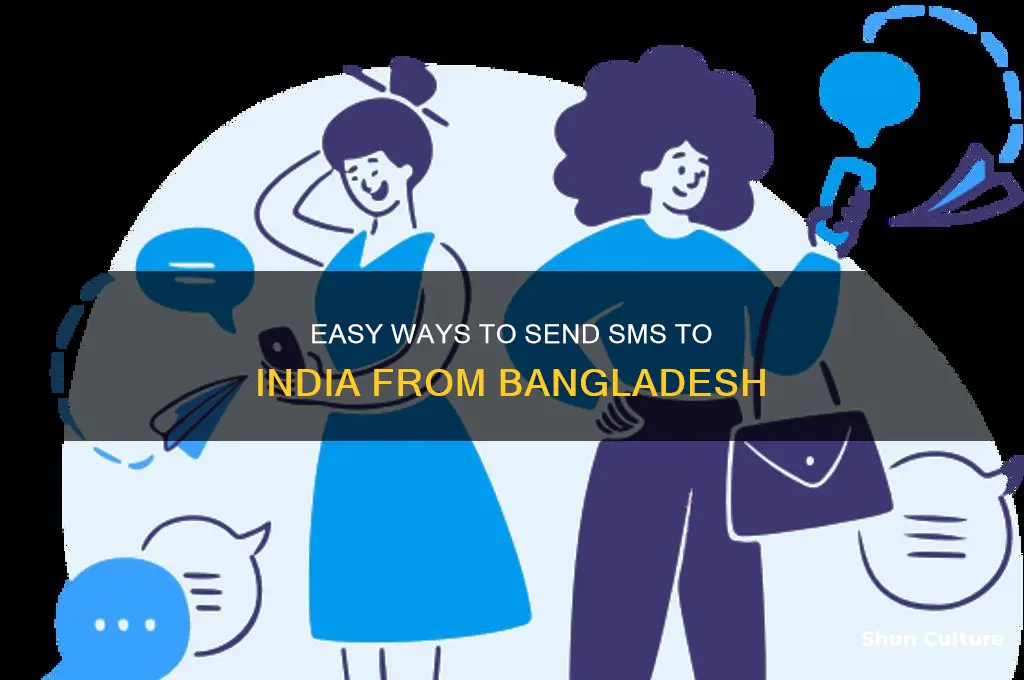 how to send sms to india from bangladesh