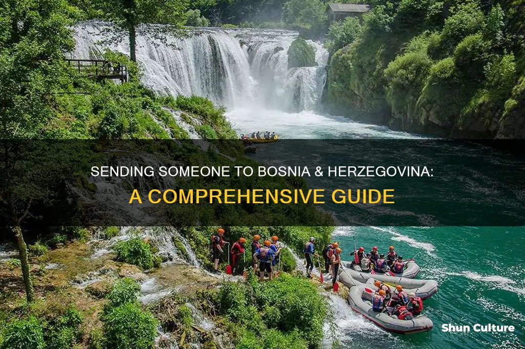 how to send someone in bosnia & herzegovina