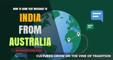Texting India from Australia: A Guide