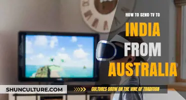 Shipping a TV: Australia to India