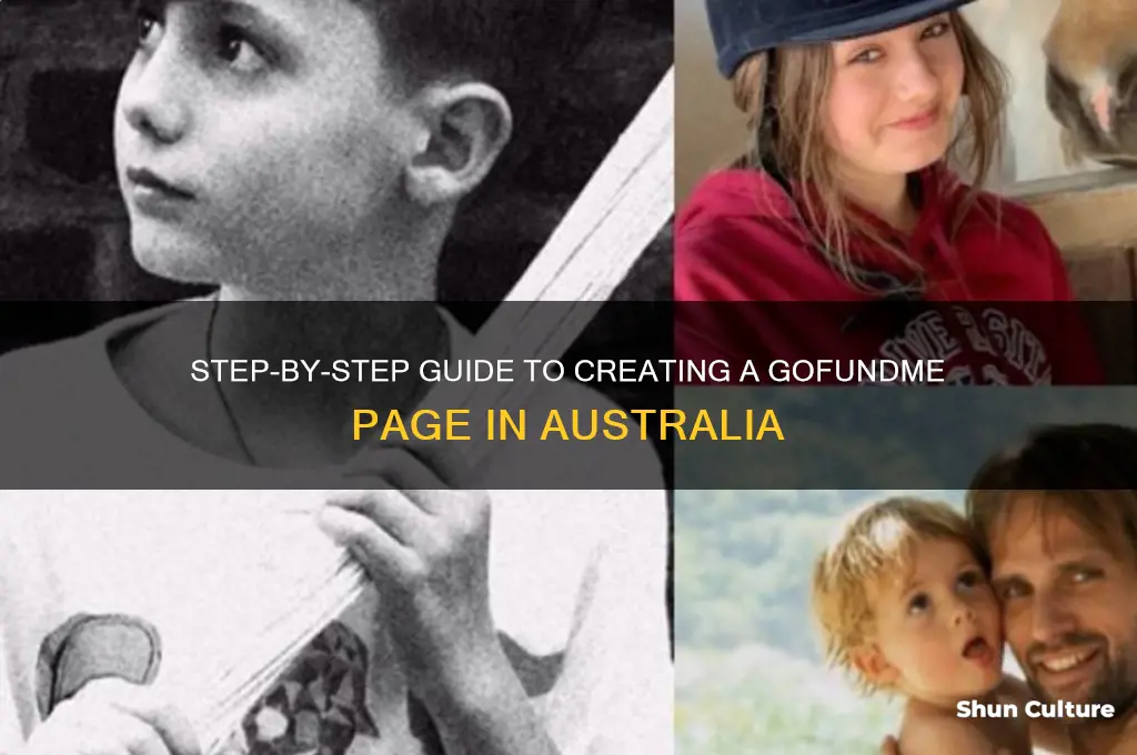 how to set up a go fund me page australia