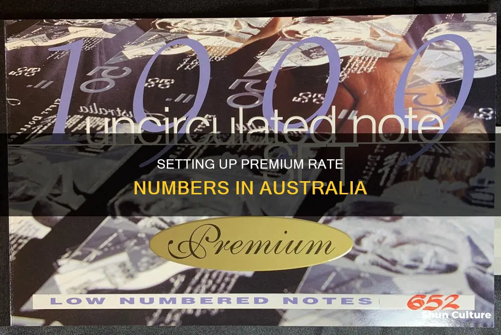 how to set up a premium rate number australia