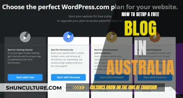 Setting Up a Blog in Australia: A Free Guide