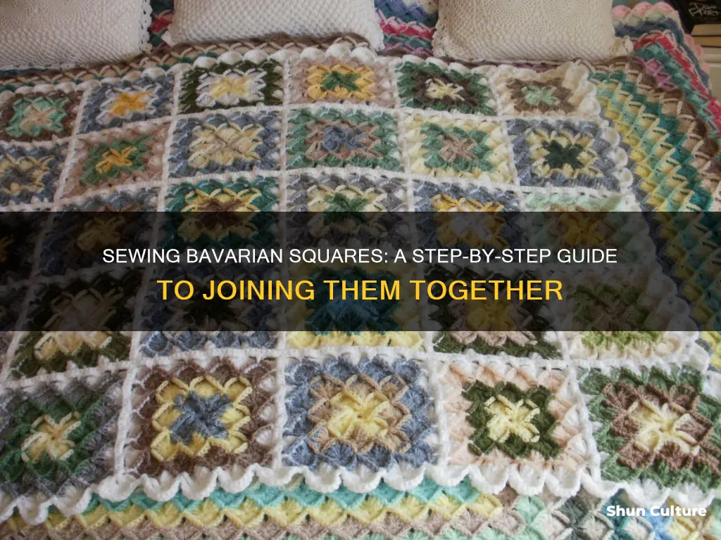 how to sew bavarian squares together