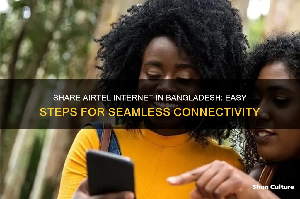 how to share airtel internet bangladesh