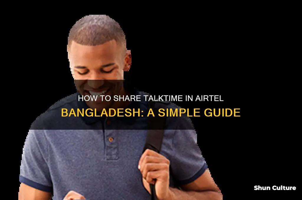 how to share talktime in airtel bangladesh